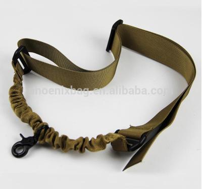 China Outdoor Nylon Bungee Band Airsoft Gun Tactical Rifle Sling Outdoor Nylon Hunting Adjustable Sling For Airsoft Rifle Gun Strap for sale