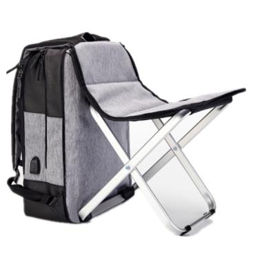 China Waterproof Folding Chair Backpack for Fishing Beach Picnic Metal Frame Cooler Outdoor Bag Manager Camping Folding Chair for sale