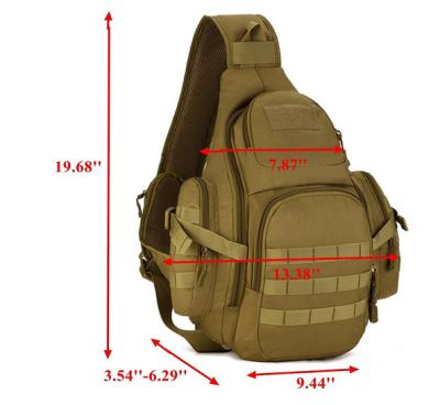 China Body Sling Waterproof Anti-theft Tactical Cross Bag, Shoulder Bag for sale