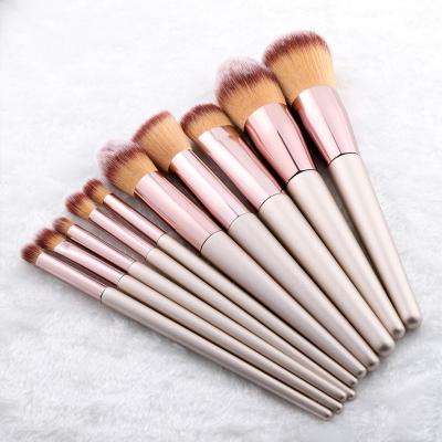 China OEM/ODM 10Pcs Customized Face Makeup Brush Set Private Label for sale