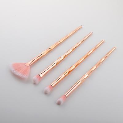 China OEM/ODM 4PCS Face Customized Private Label Makeup Brush Customized Makeup Brush Set for sale