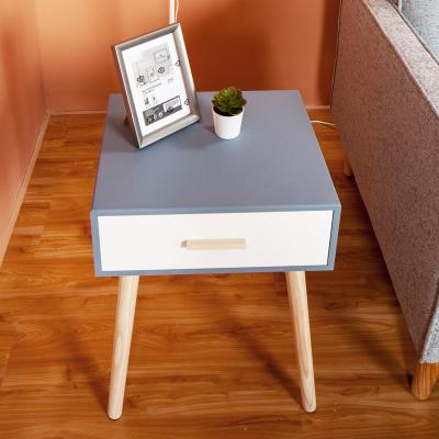 China Best Selling Customizable Modern Side Table Furniture Wood Side Table With Drawer for sale