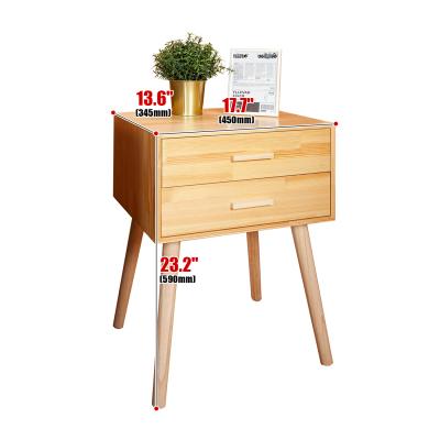 China Modern Customizable Creative Home Side Table Wood With Drawers For Living Room for sale