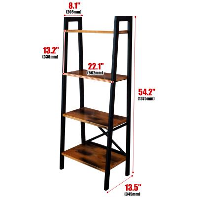 China Customizable Fashionable Creative Design Display Rack Flower Stand Wood Home Shelf for sale