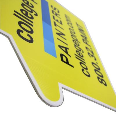 China Unaffected By Water Lawn Real Estate Corflute Outdoor Plastic Yard Sign for sale