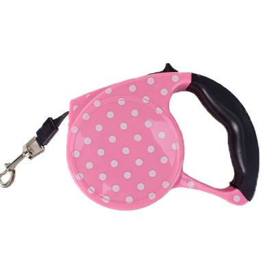 China Lights Hot Selling Extended Type With Black Pet Chain 5m Handle Pink Automatic Stretch Rope for sale