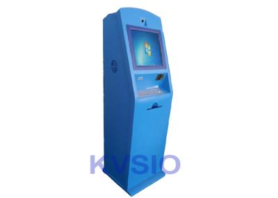 China Interactive Self Bill Payment Kiosk Top Safety With Cash Dispenser / Coin Hopper for sale