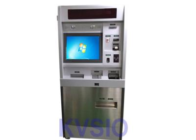 China Cash Acceptor Ticket Vending Machine 8RS-232 Ports Interface User Friendly for sale