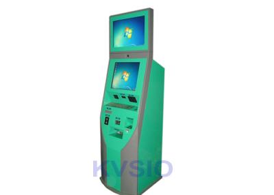 China Multimedia Speakers Dual Screen Kiosk , Self Service Payment Kiosk Built In Antenna for sale