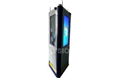 China 3 Sides Outdoor Information Kiosk 42 Inch Touch Screen Compact Structure for sale