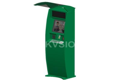 China Self Service Outdoor Digital Kiosk 300W Power With Stainless Steel Keyboard for sale