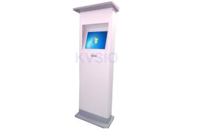 China Ticketing Payment Outdoor Information Kiosk Duurzame poedercoated stalen behuizing Te koop