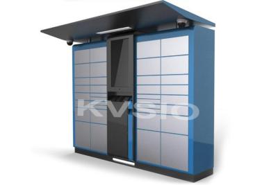 China Barcode Reader Parcel Delivery Lockers 1.5mm Top Grade Steel Enclosure Material for sale