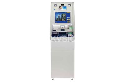 China Lobby Self Service Automated Teller Machine Durable Powder Coated Steel Enclosure for sale