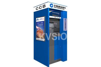 China Unique Design ATM Card Machine , Outside ATM Machines High Brightness Monitor for sale