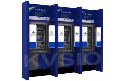 China Outdoor Banking Automated Teller Machine With Decoration Protective Kiosk for sale