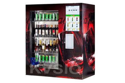 China Brandy Champagne Beer Auto Vending Machine With Elevator And Real Time Monitoring System for sale