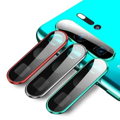 China Popular Senlancase Clear Hot Selling Aluminum Alloy Camera Lens Tempered Glass Back Screen Protector For Huawei P40 P30 pro for sale