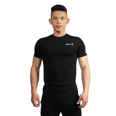 China Wholesale Recommended Fitness Quick-Drying Exercise Absorb Loose Running Men's Fitness Sweat Short T-Shirt for sale