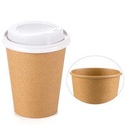 China Wholesale Manufacturer Disposable Single /Double/Ripple Wall Custom Printed Kraft Paper Hot Drinking Cup for sale