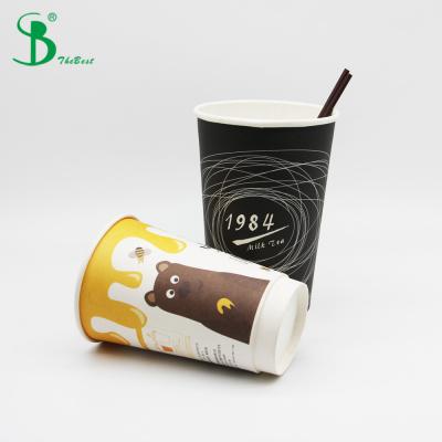 China Takeaway Disposable Factory Sale Paper Hot Coffee Cups For Hot Drinks Double Wall Paper Cup for sale