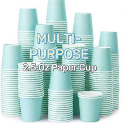 China Disposable Single Wall Paper Coffee Cup With Lids Custom Logo Printed Disposable Paper Coffee Cups for sale