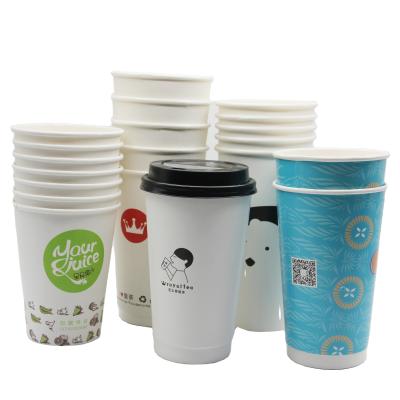 China Wholesale Disposable Eco Friendly Single Wall Coffee Paper Cup With Logo Sleeve Cup for sale