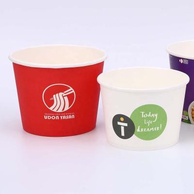 China Recycled Materials Craft Custom Paper Bowl 1000ml 1100ml 1300ml Take Out Food Container Disposable Paper Packing Bowl for sale