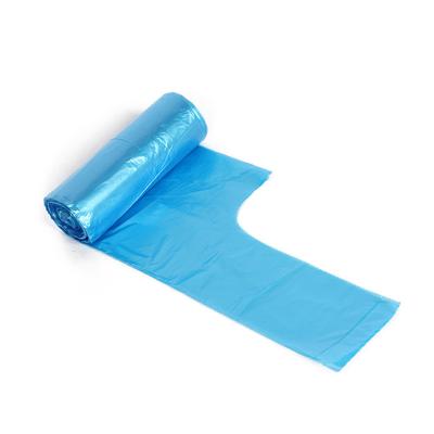 China Disposable Factory First-hand Price Plastic Trash Bag 5Rolls Colors Garbage Bag T-shirt PE Bag for sale