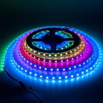 China WS2812B All Individually Accessible LED Strip Light 5050 RGB 16.4ft Flexible 300 LED Pixel Lamp DC 5V for sale