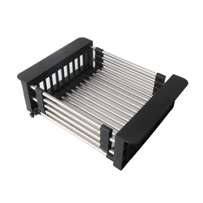 China Sustainable Drain Rack Stainless Steel Drain Sink Dish Drying Rack for sale