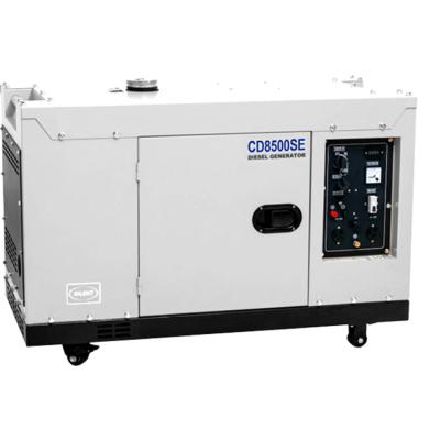 China 8 KVA Silent Diesel Generator Power Supply Alternator Mobile Generator 5Kva 94x56x76 cm for sale