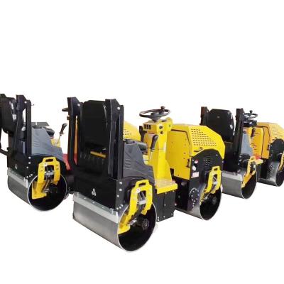 China Building Material Shop 1 Ton Mini Vibratory Asphalt Concrete Compactor Road Roller for sale