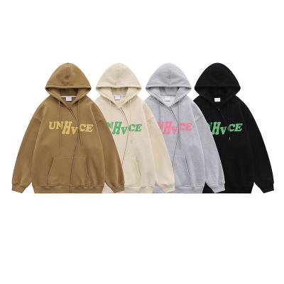 China Custom Cool Hooded Pullover Graphic Anti-Shrink Boy Irregular Collar Mens Fashion Logo Print Breath Zipper Sweatshirt&Hoodie for sale