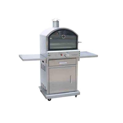 China Easily Assembled Outdoor Stainless Steel Pizza Grills Buffet Gas Pizza Oven for sale