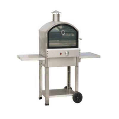 China Easily Assembled Hot Sell Stainless Steel Wood Fired Pizza Oven for sale