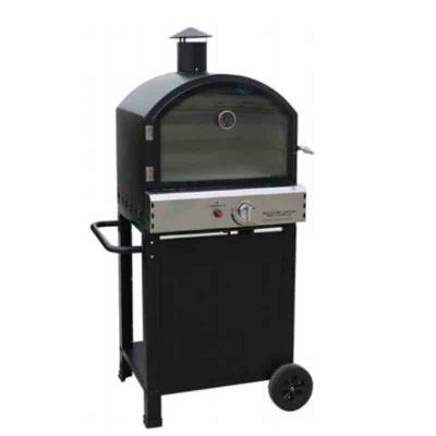 China Good Prices Easily Assembled Outdoor Commercial Wood Fired Charcoal Pizza Oven Stone, Hot Flat Wood Type Oven Controlling Pellet Pizza Oven Mode for sale