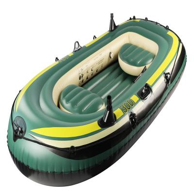 China Warter Sports PVC Drifting Surfing 1~3 Person Inflatable Rowing Boats Fishing Kayak for sale