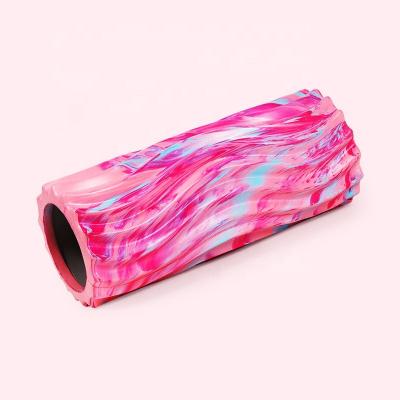 China Environmental Friendly Materials Wholesale Fitness Hollow Colored EVA Massage 33*14cm Foam Roller for sale