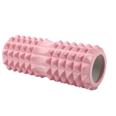 China Environmental Friendly Custom Muscle Massager Fabric EVA Yoga Column Grid Deep Materials High Density Foam Roller for sale