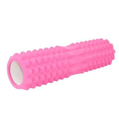 China Custom Environmental Friendly Materials EVA Yoga Column Grid Deep Tissue Foam Roller For Muscle Massage for sale