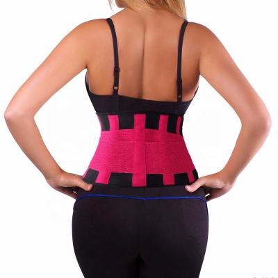 China Durable and High Waist Trimmer Elastic Strength Weight Loss Adjustable Back Support Belt Waist Trainer for sale