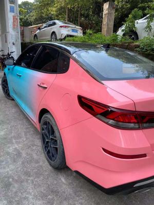 China Custom Gradient Digital Color Changing Car Wrap Bubble Free Liner for sale