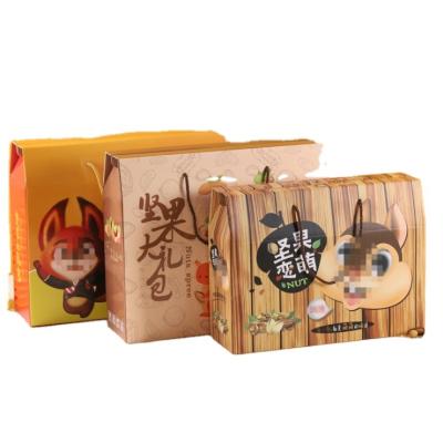 China Custom Design Luxury Delivery Packaging Food Dry Fruits Nuts & Kernels Packaging Paper Box for Festival Day for sale