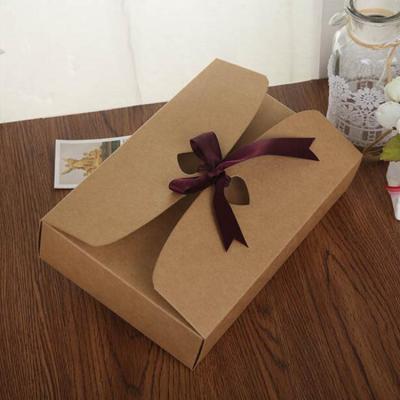 China Custom chinese new year packaging paper ribbon wedding gift boxes for guests for sale