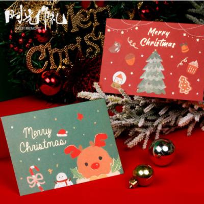 China custom 36/48/60/72-Pack Merry Christmas Greeting Card Set Winter Holiday Card with 6 Cute Wintertime Designs for sale