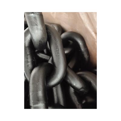 China Low Price Hot Sale Alloy Steel Black G80 Alloy Steel Lifting Chain For Engineering Lifting for sale