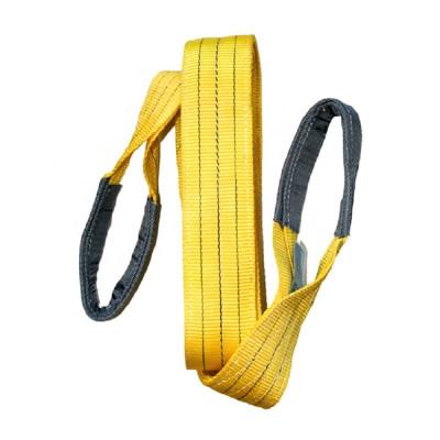 China High Quality 100% Polyester Sling Polyester Webbing Sling 25/50/75 Mm For Engineering Works for sale