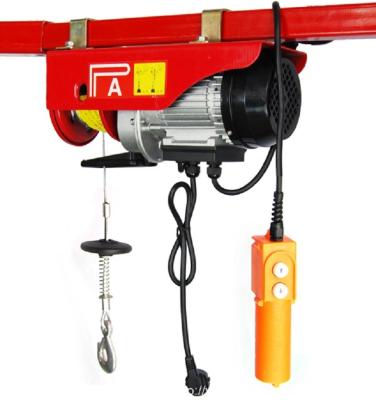 China Construction worksÂ   Factory Outlet Small Blue /Red/Orange/Any Color Electric Hoist Pa200--Pa1000 For Construction Lift for sale