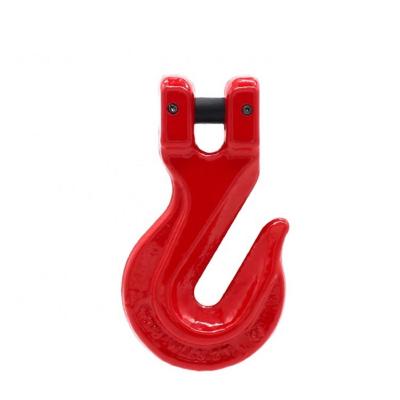 China Heavy Industry Supply Red/Organge/Yellow/Any Color Chinese Alloy Steel Hook Grab Clevis For Heavy Industry for sale